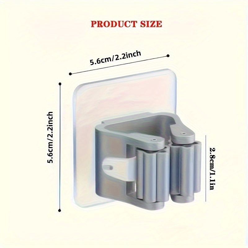 Vanna xonasi va yotoqxona uchun devorga o'rnatiladigan mop tashkilotchisi saqlash rack