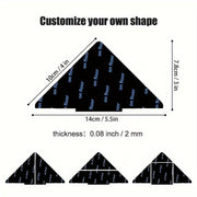 10 Pieces Tree-Shaped Carpet Stickers Non-Slip Tape for Hardwood Floors and Tiles