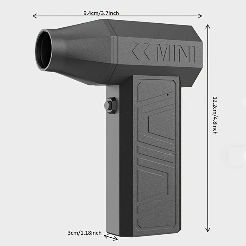 Handheld Fan with High-Speed 90000 RPM USB Rechargeable Lithium Battery for Outdoor Activities