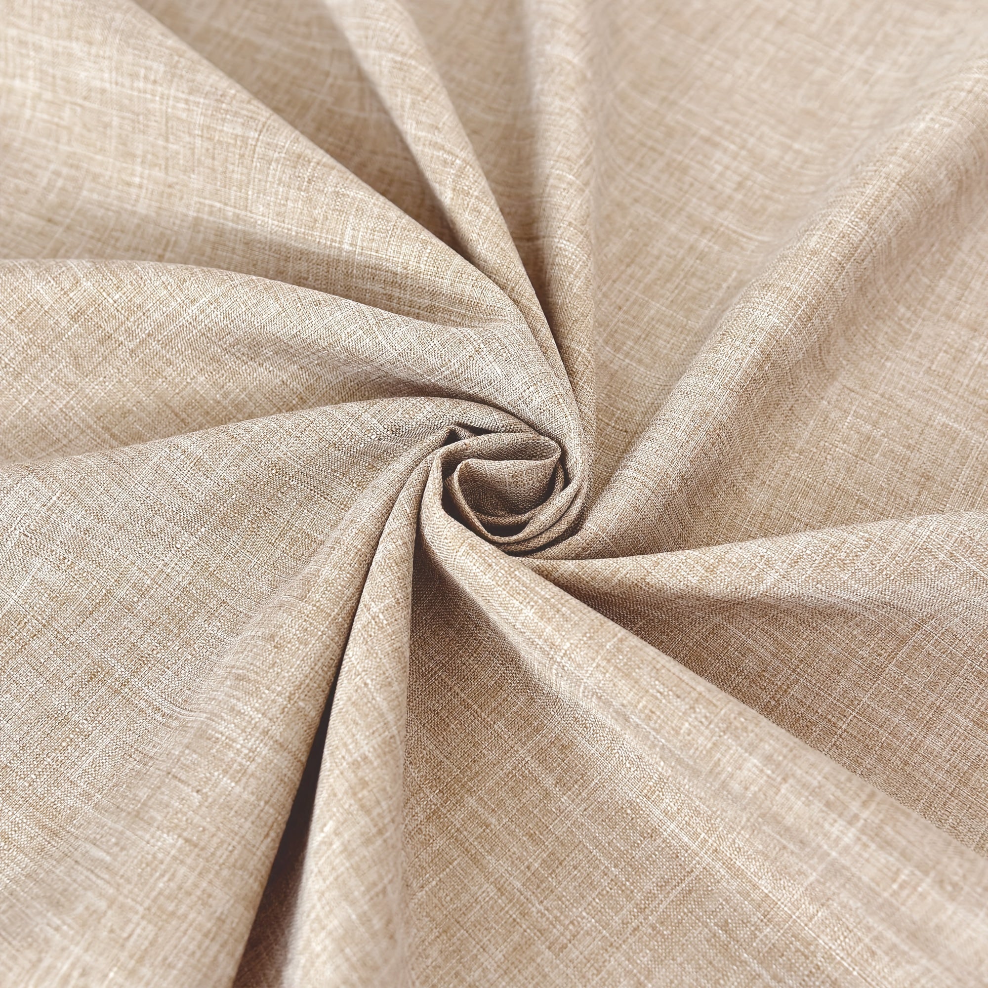 Beige Waterproof Polyester Tablecloth for Weddings Parties and Home Dining