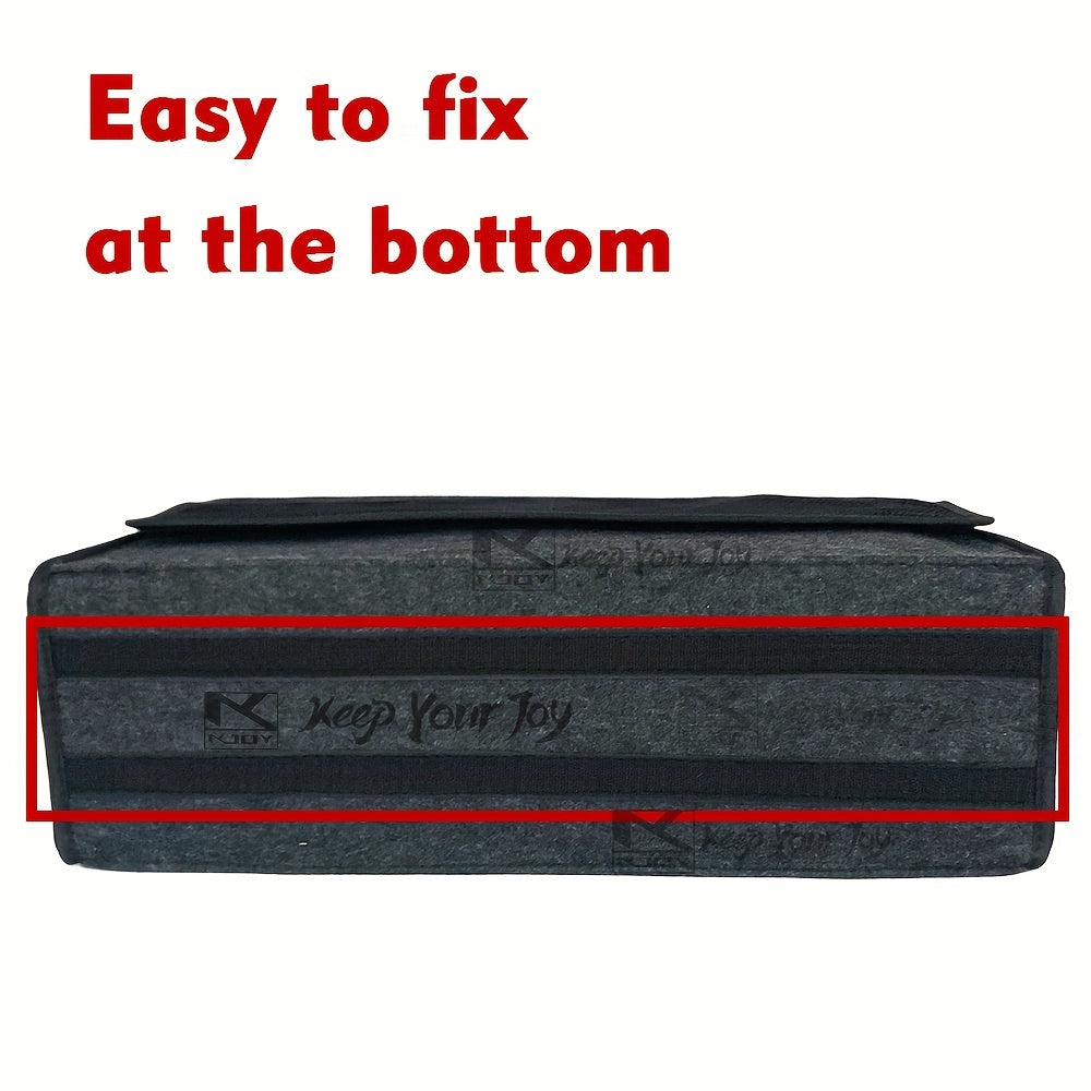 Mesh choʻntaklari bilan qoplangan mato avtomobil bagajining saqlash sumkasi, yigʻiladigan uy tashkilotchisi