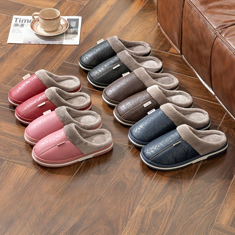 Unisex Extra-Large Lightweight Non-Slip Indoor Slippers for Couples