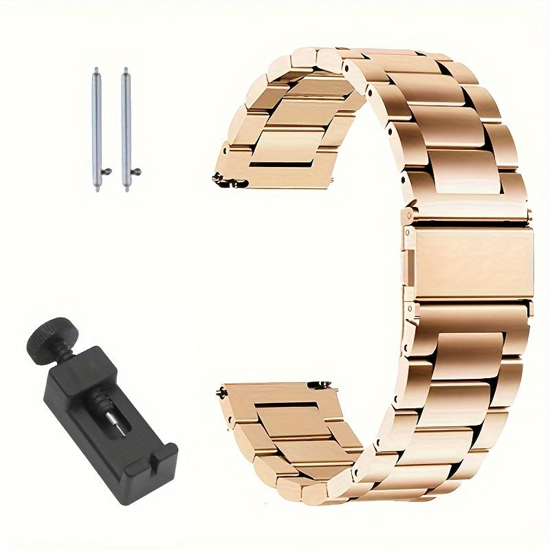 Stainless Steel Watch Band 16mm-24mm for Smartwatches and Traditional Watches Not Water Resistant