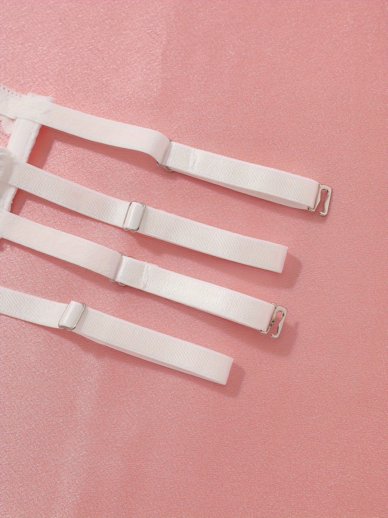 White Lace Lingerie Set with European Style