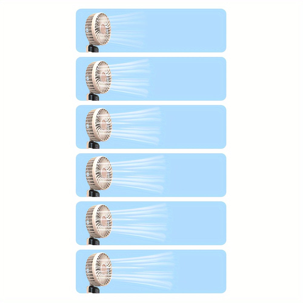 Portable Handheld USB Fan Personal Air Cooler for Travel Office Outdoor