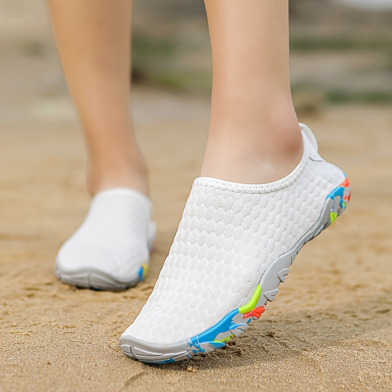Women Water Shoes Non-Slip Breathable Mesh Rubber Sole for Beach River Sports