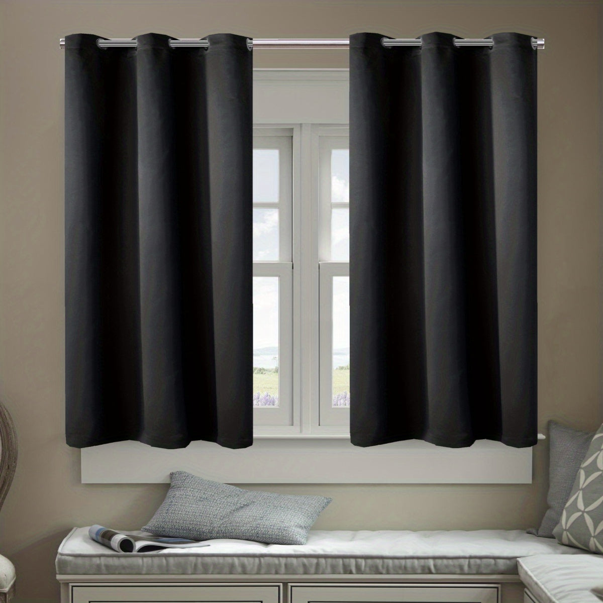 Heat Insulation Window Films Set of 2, UV Protection, Glare Reduction, Privacy