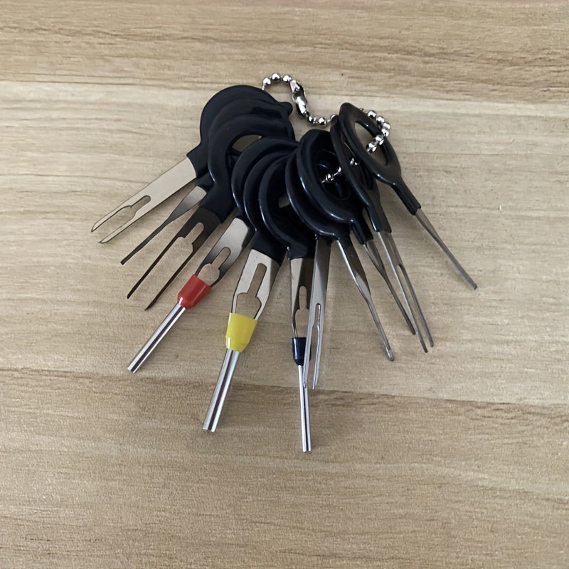 11Pcs Car Wire Harness Terminal Removal Tool Kit for Electrical Crimping