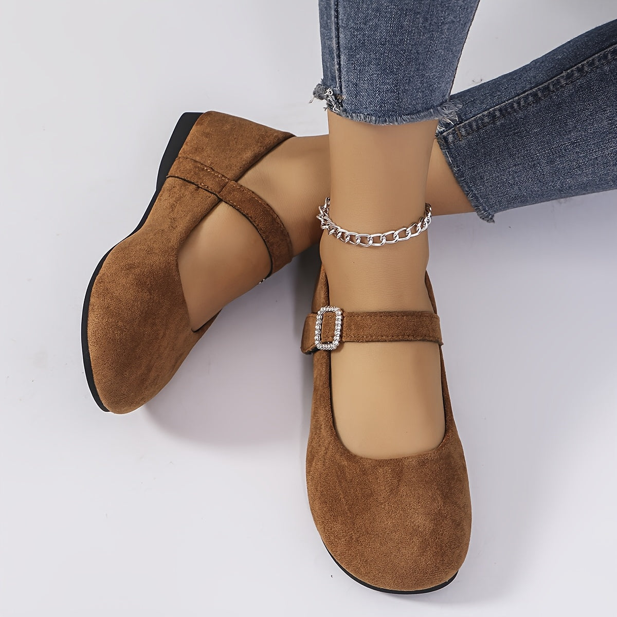 Women's Flat Shoes Breathable Fabric Black Casual Comfortable All-Season