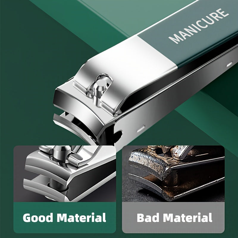 10pcs Nail Care Set with Manicure Tools Travel Kit Clippers Pedicure Earpick