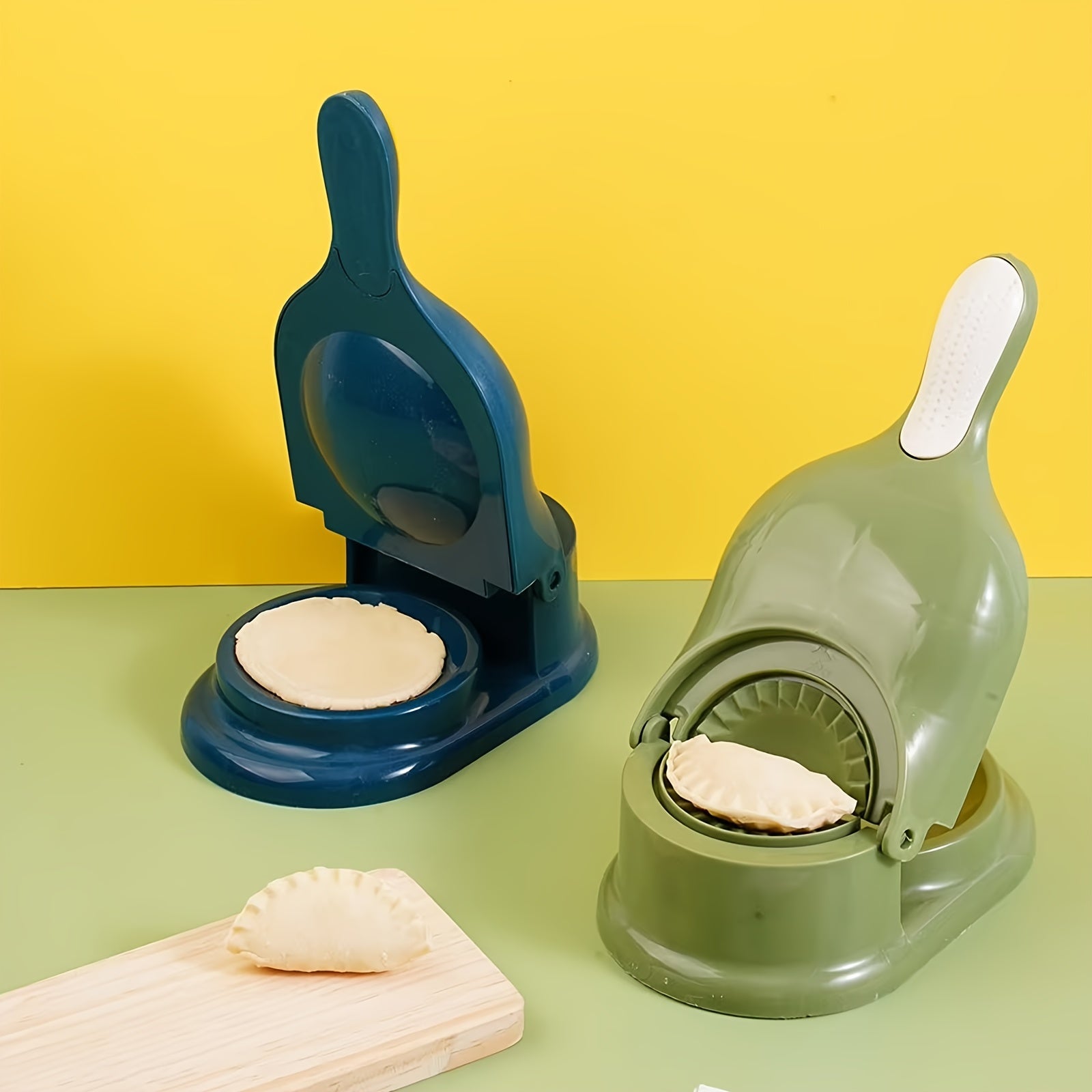 Hacedora de empanadillas y prensa de tortillas manual 2 en 1, plástico seguro, fácil de usar