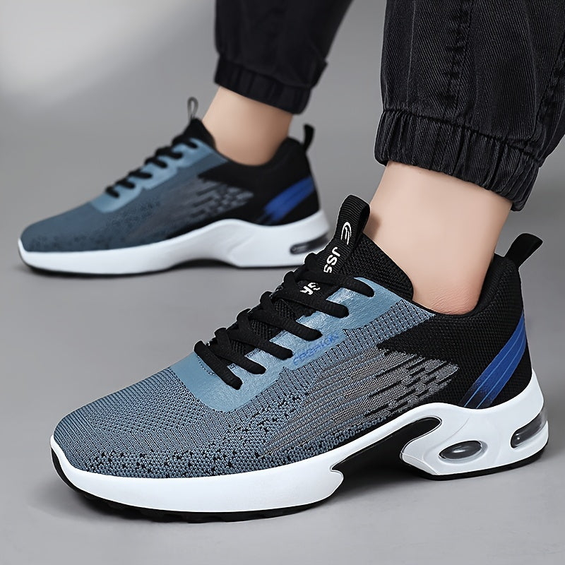 Men's Breathable Non-Slip Running Sneakers for Casual and Fitness Use