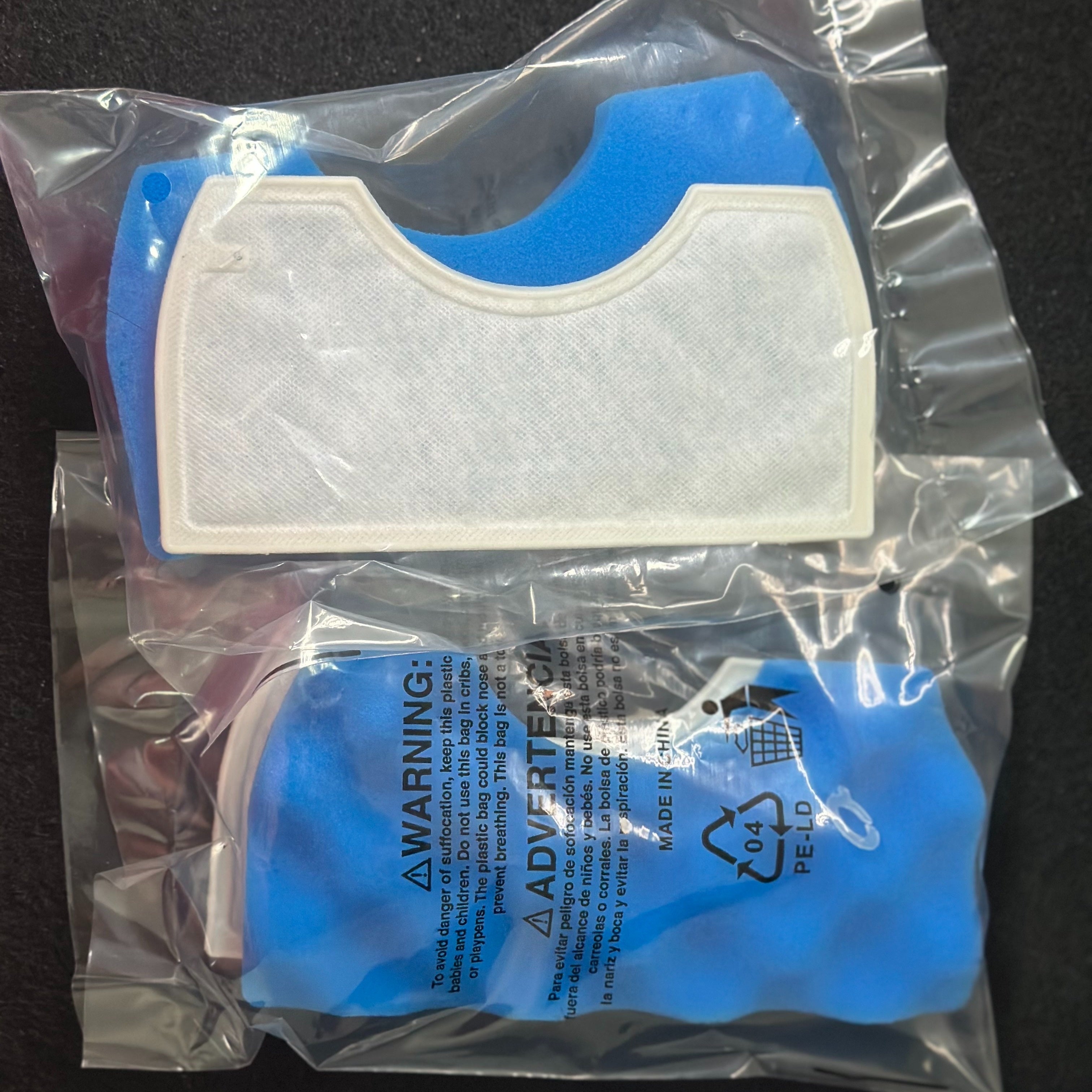 Moychalar uchun Moviy HEPA Filtri Aksessuari, Qalin Dizayn, Bardoshli Plastik