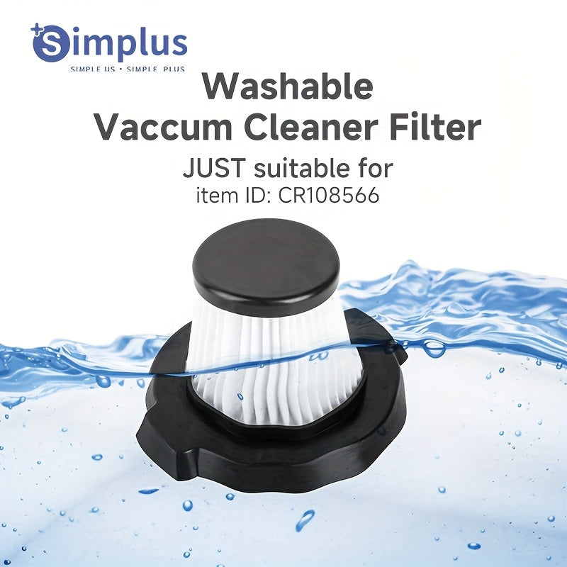 Washable HEPA F8 Vacuum Cleaner Filter for Handheld Dustbin Reusable Plastic