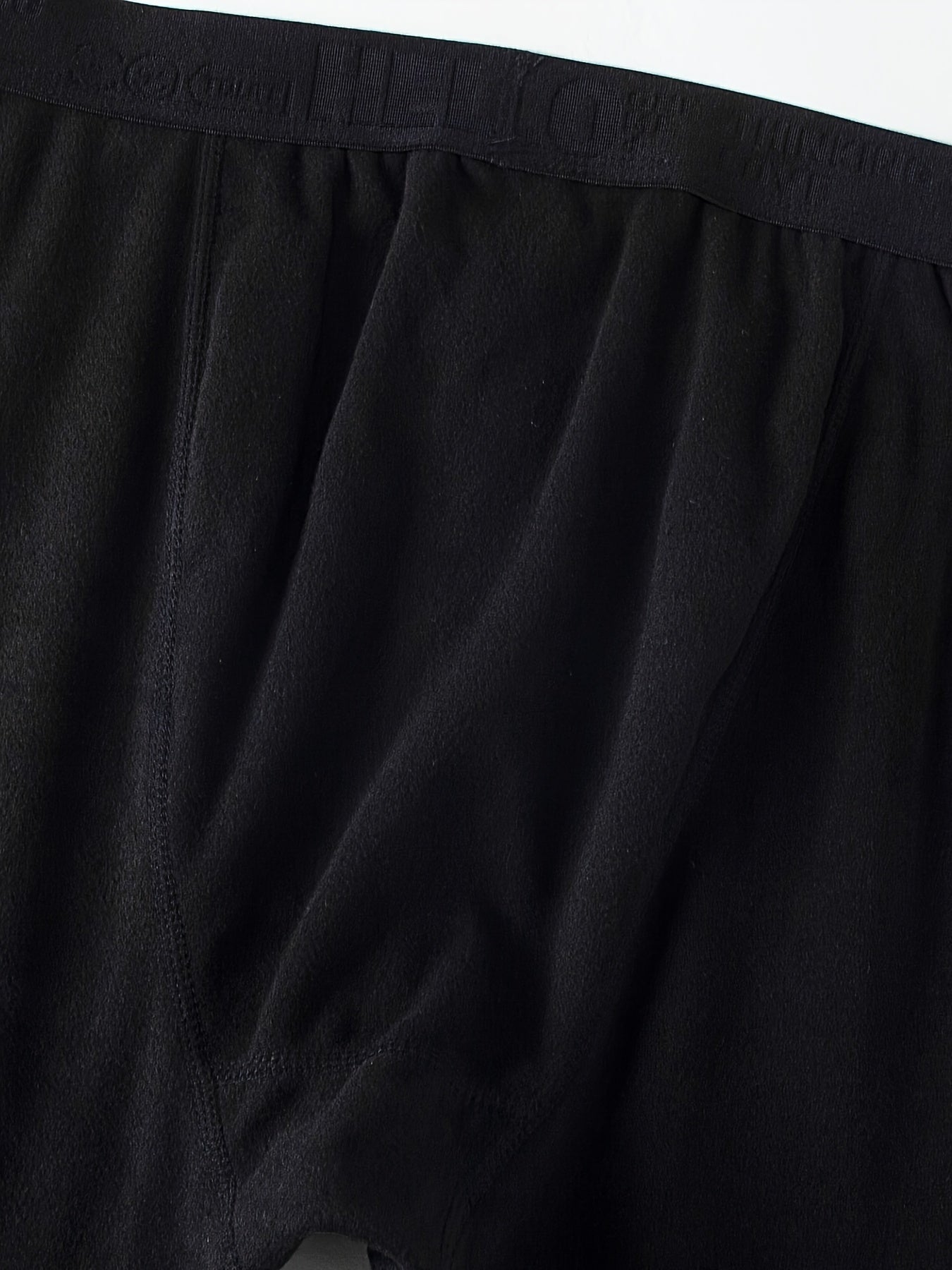 4-to'plam erkaklar uchun qishda qattiq rangli polyester to'qima yupqa mos keladigan asosiy qatlam