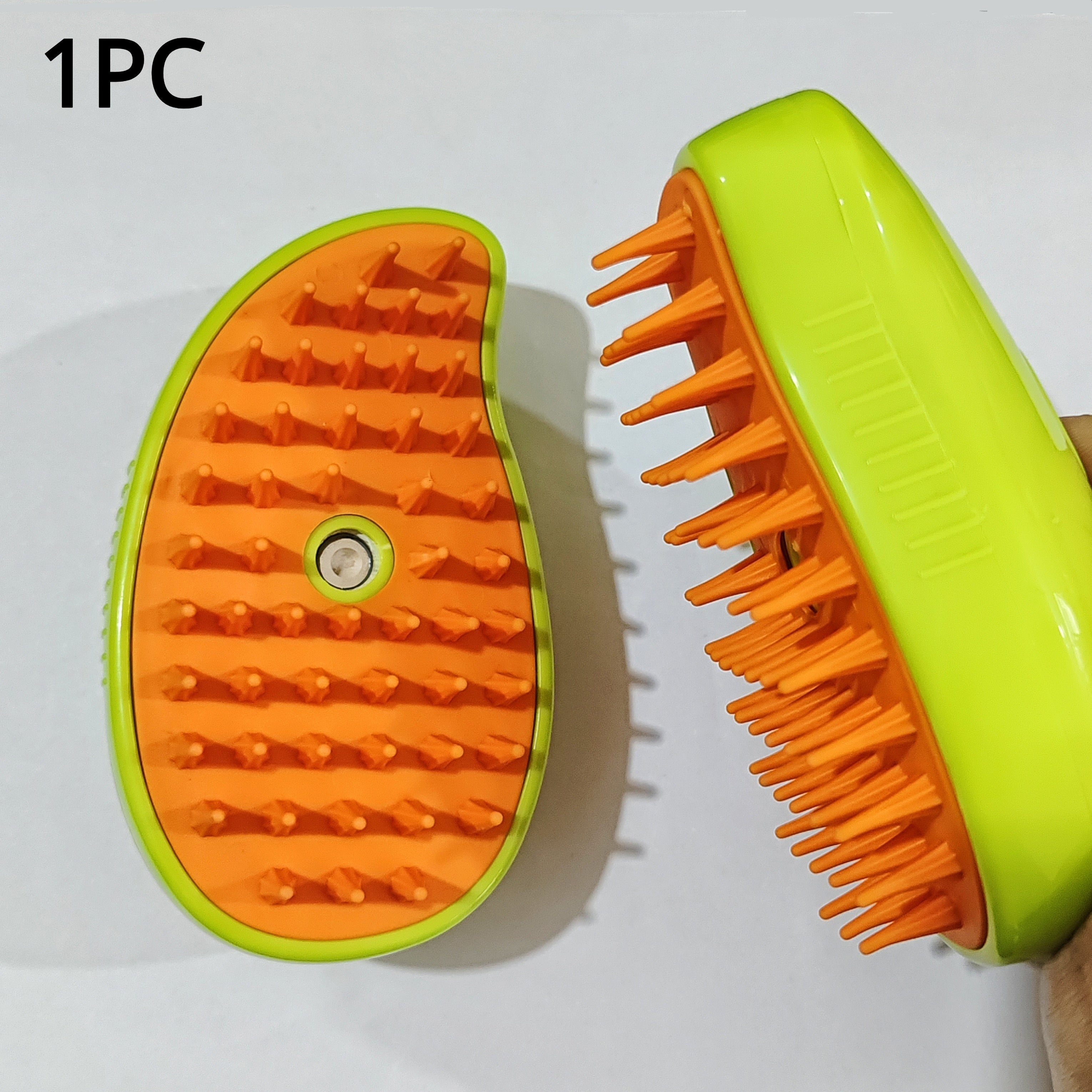 Self-Cleaning USB Rechargeable Cat and Dog Grooming Brush with Massage Comb