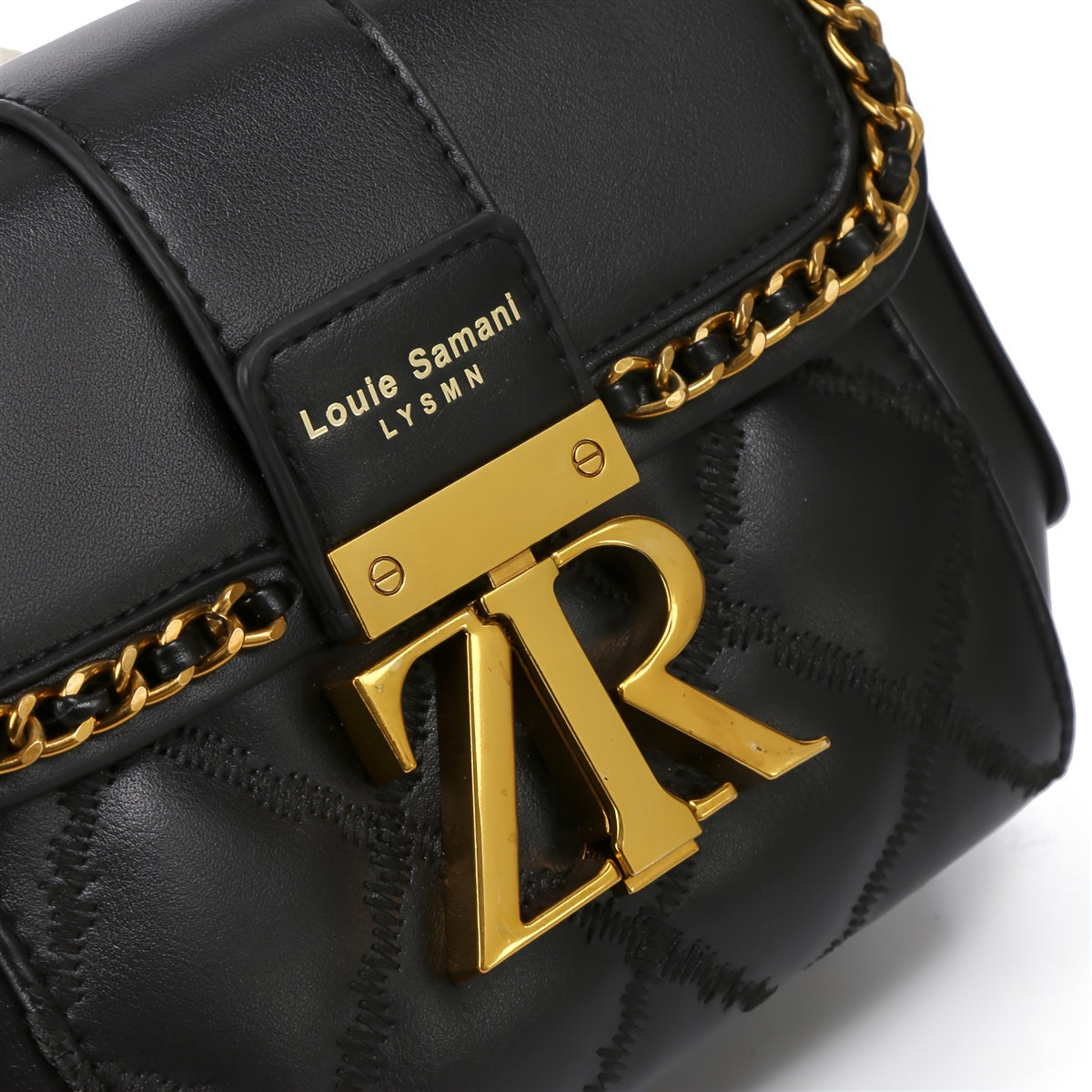 Мини-модная стеганая сумка через плечо с металлическим декором - стильная женская сумка и кошелек