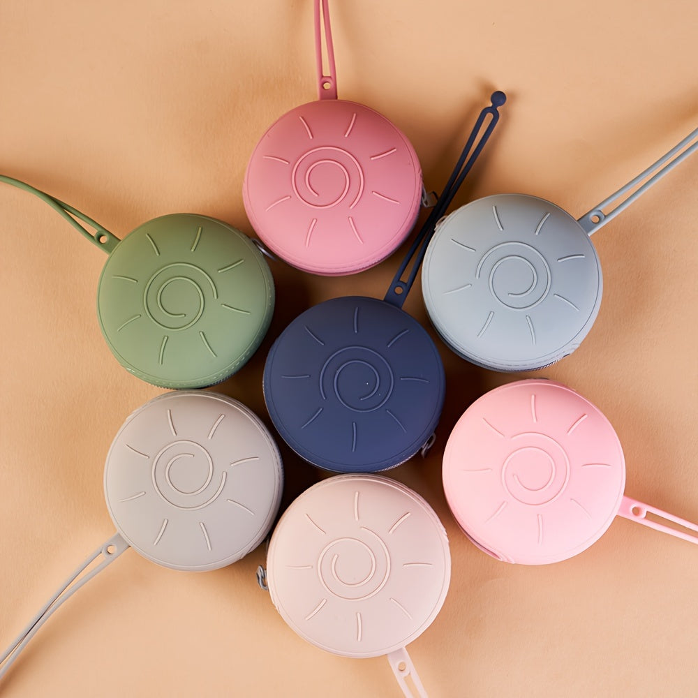 Baby Silicone Pacifier Storage Bag Waterproof BPA-Free Reusable Travel Case for Baby Pacifiers