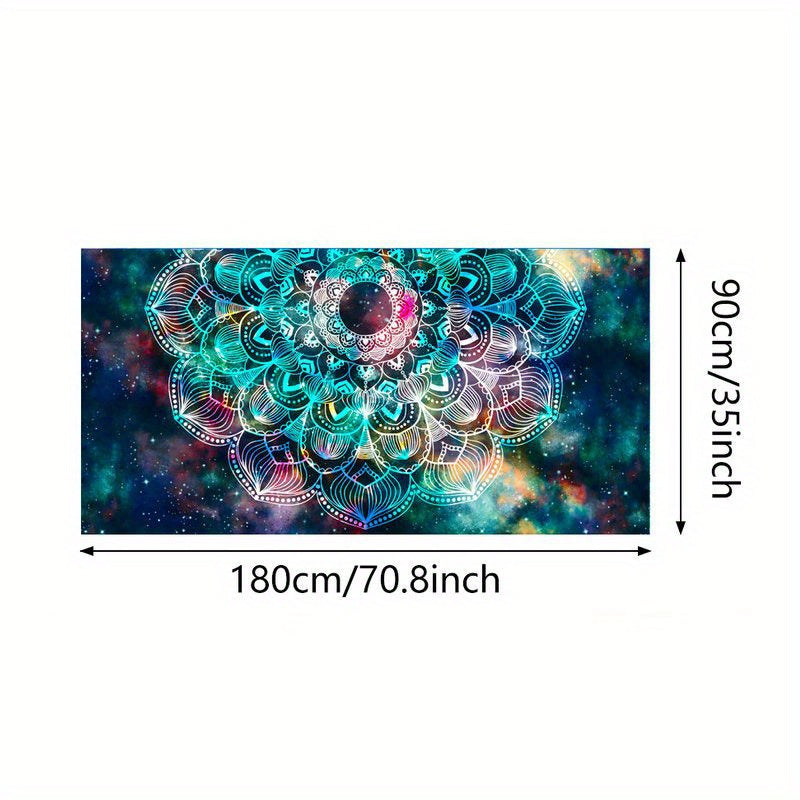 Цветное пляжное полотенце идеально подходит для активного отдыха, плавания и кемпинга. Быстросохнущее и мягкое для летних отпусков и у бассейна.