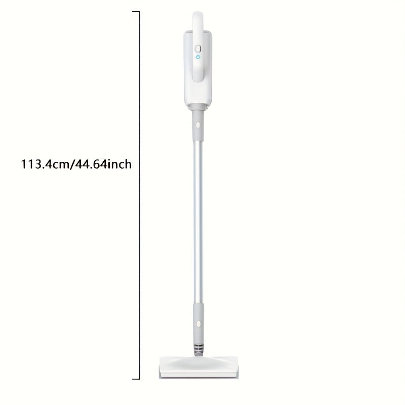 BALASHOV Elektrik Bug'li Mopa, EU Plug bilan, 360ml Suv Tanki, 30-soniya tez isitish, ikki bug' rejimi, almashtiriladigan cho'tkalar, turli xil pol turlari uchun ergonomik tutqich, foydalanish oson, tez