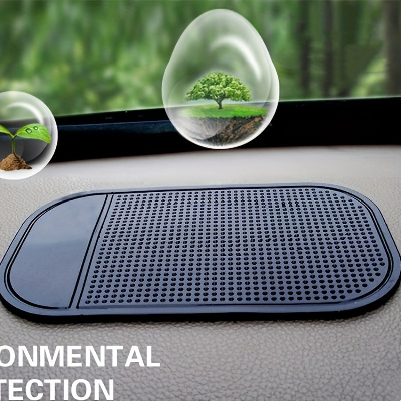 Car Interior Silicone Non-Slip Phone Storage Mat Pad