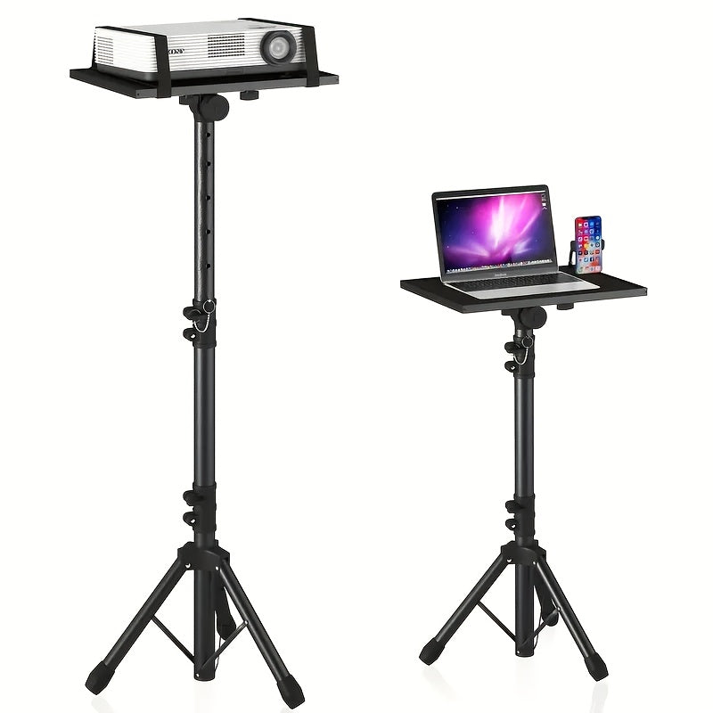 Adjustable ABS Projector Stand for Desktop and Floor Use