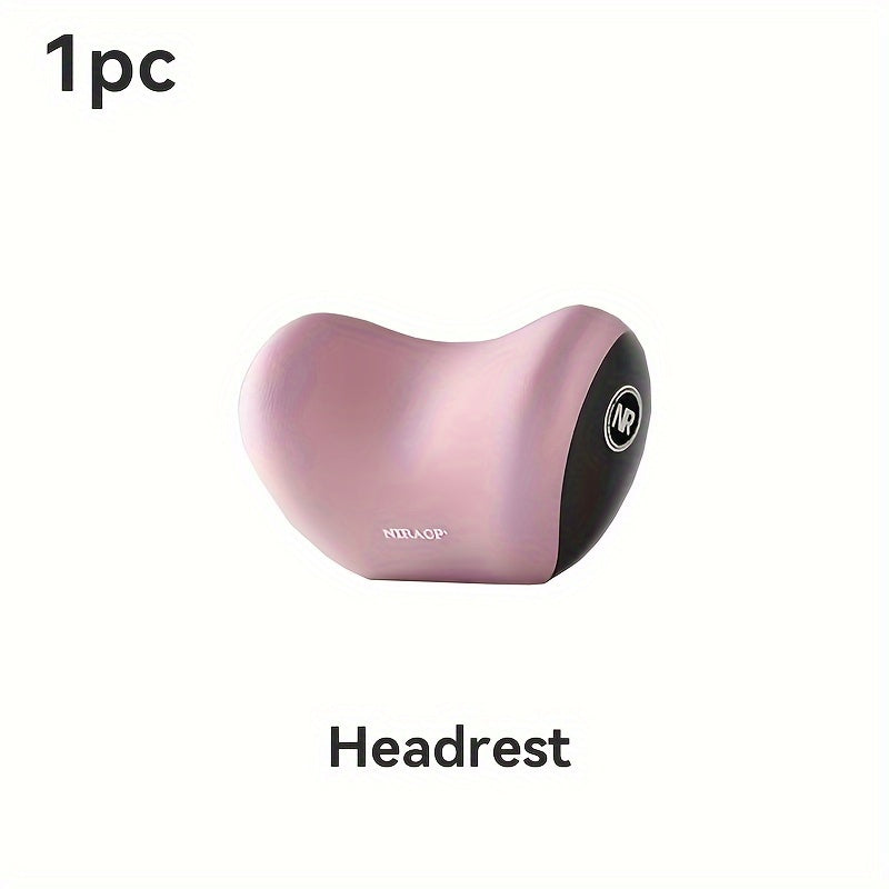 Car Seat Support Pillows Memory Foam Lumbar and Headrest Cushion