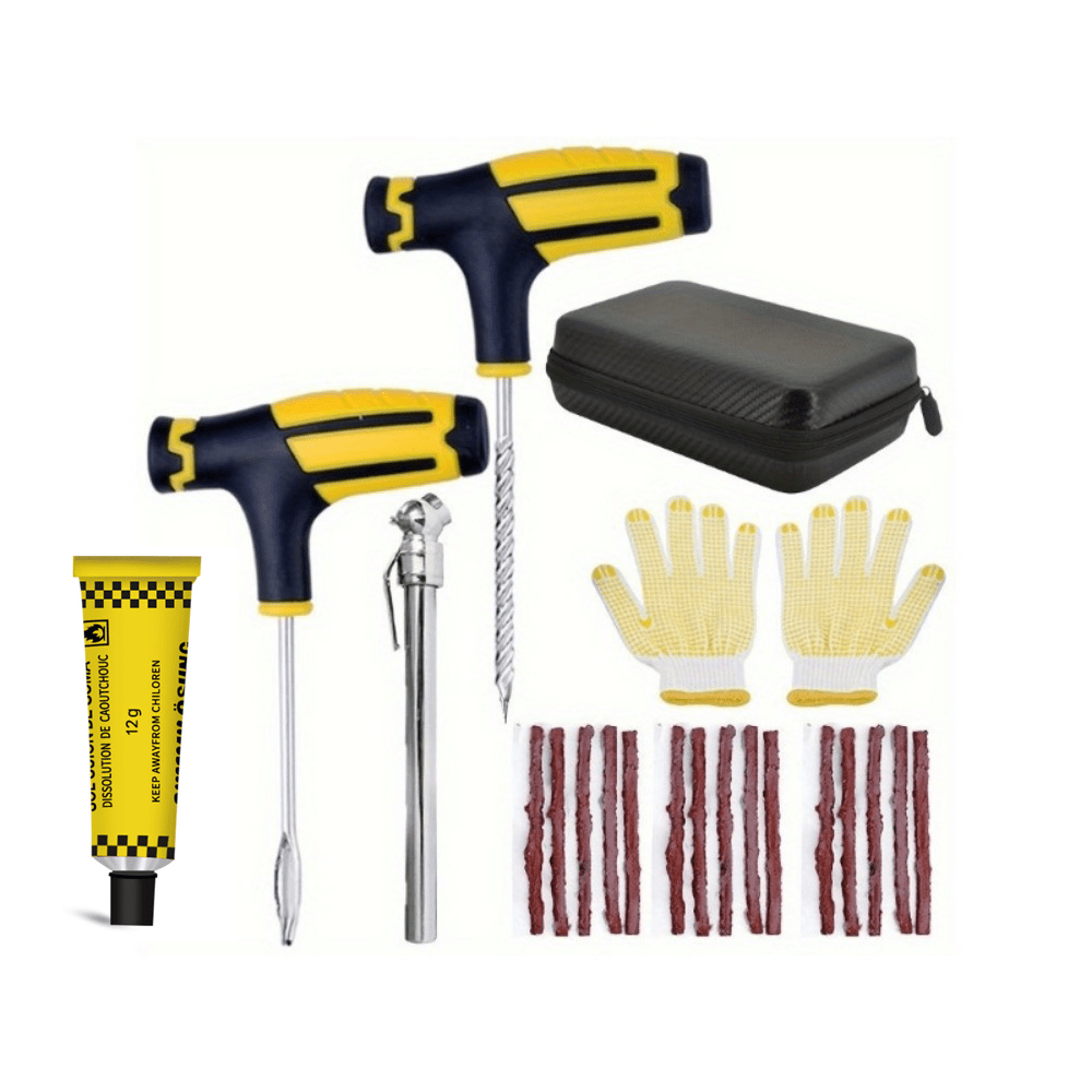 Набор для ремонта автомобильных шин с сильным клеем для устранения проколов и повреждений