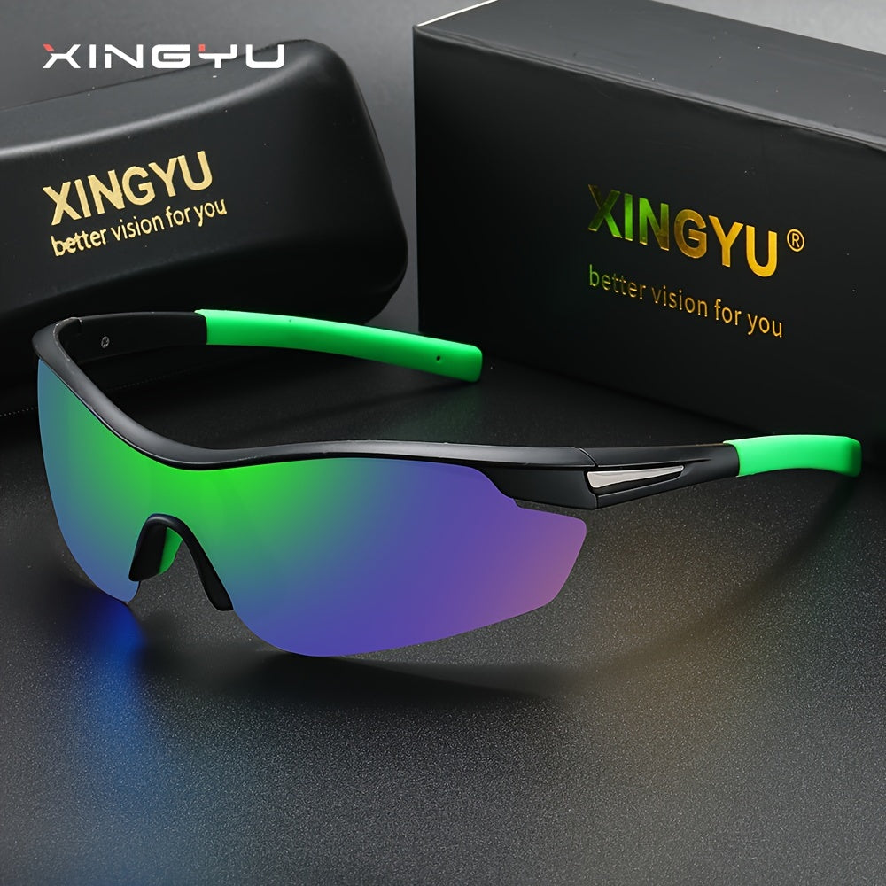 Outdoor Sports Polarized Sunglasses Camouflage Wrap Around Windproof for Men Women Cycling Fishing Driving