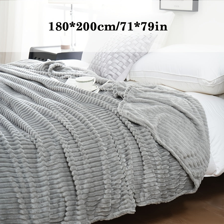 Flannel Christmas Blanket 220GSM Soft Warm Cozy for Bedroom Sofa and Pet Use