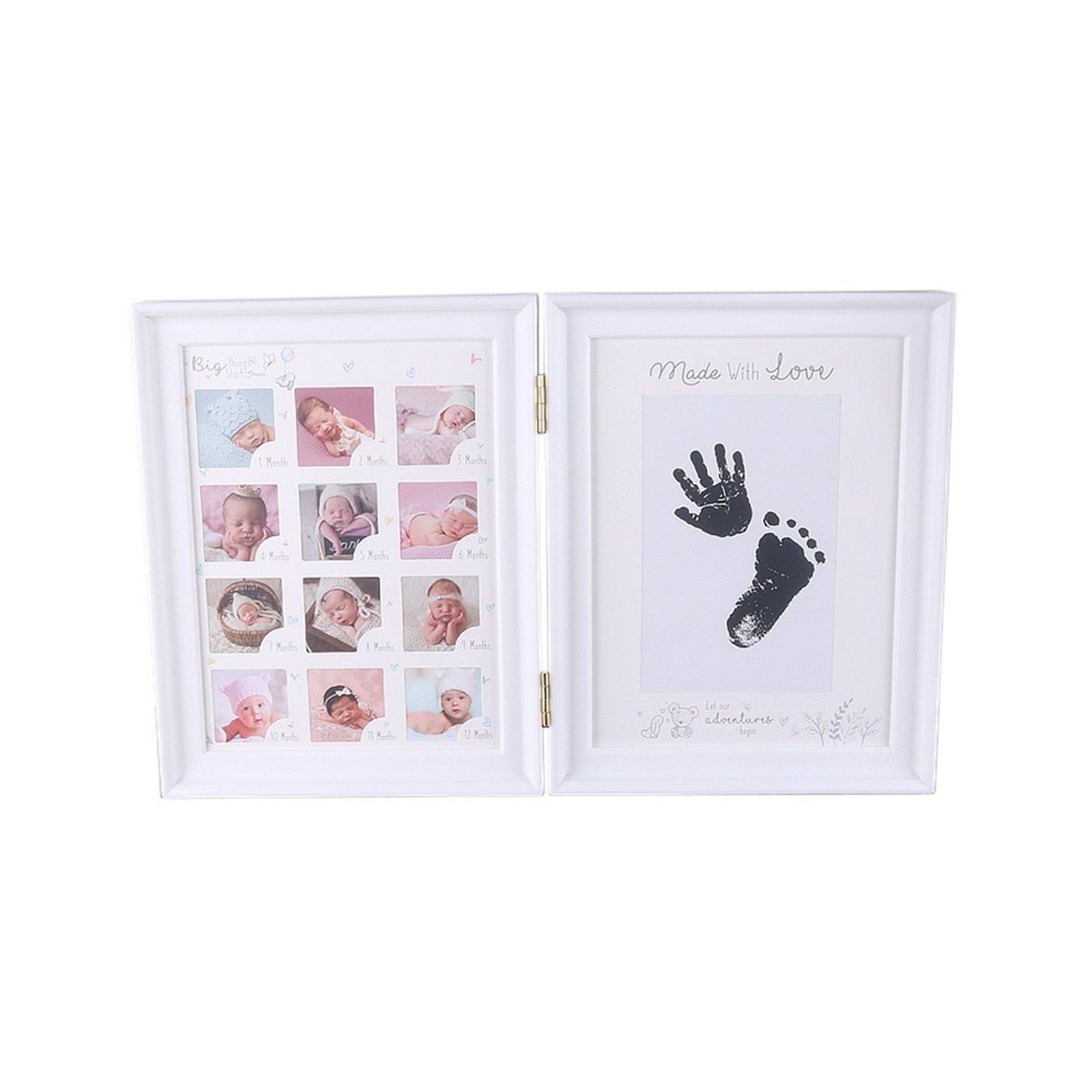 Baby Memory Photo Frame for 100 Days and Holiday Keepsakes