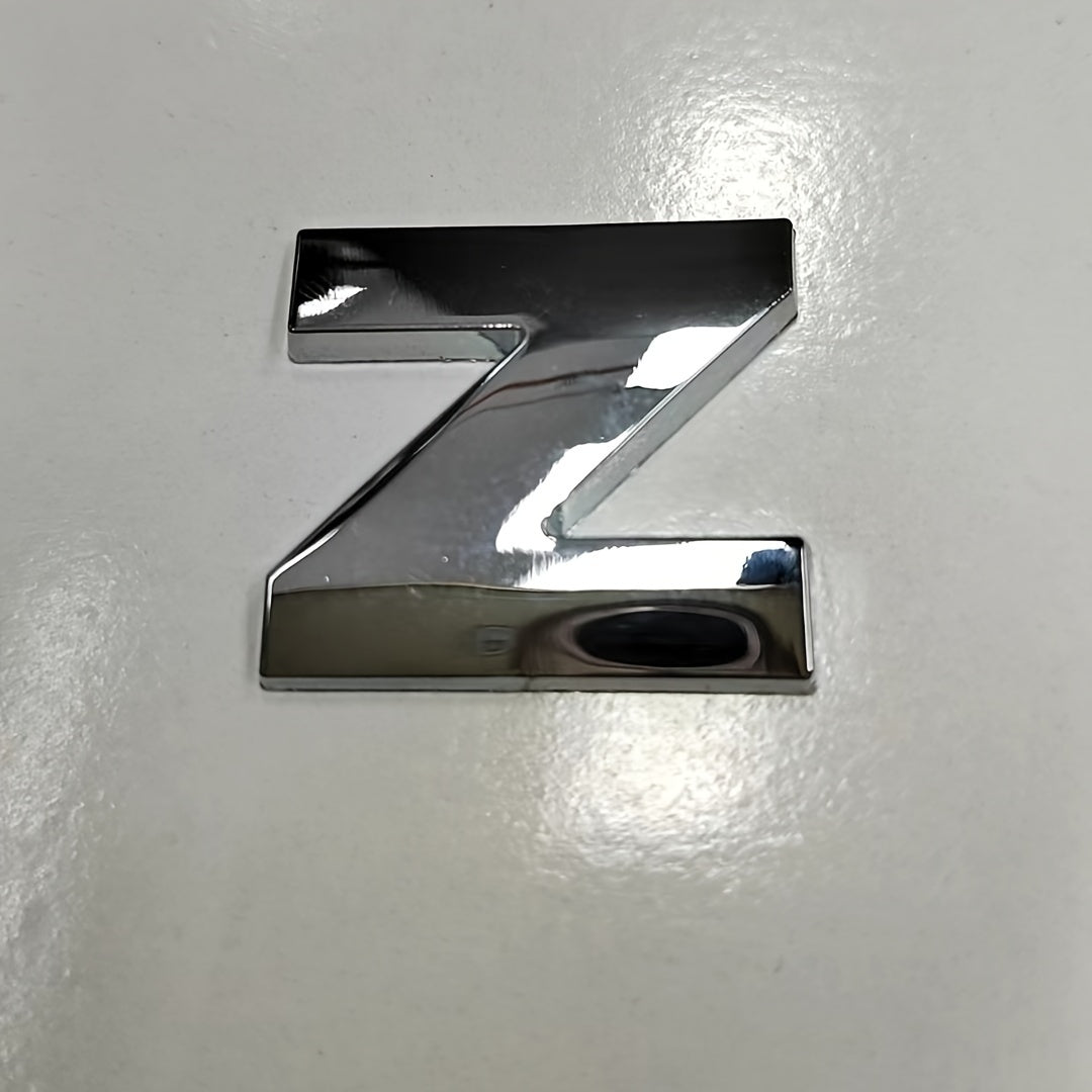 Pegatina para coche con letras y números 3D, emblema dorado y plateado, insignia trasera