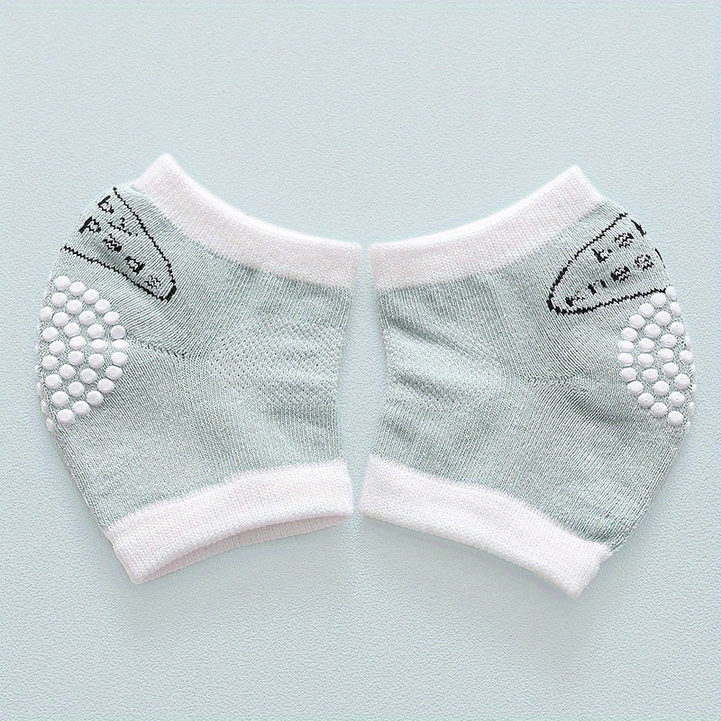 Baby Knee Pads for Infants and Toddlers Crawling and Learning to Walk Grey Blue Green Pink Khaki