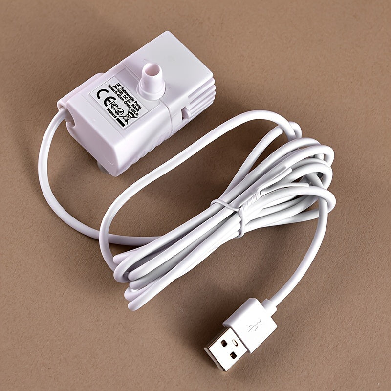 Battery-Free Plastic USB Pet Water Dispenser Pump for Cats