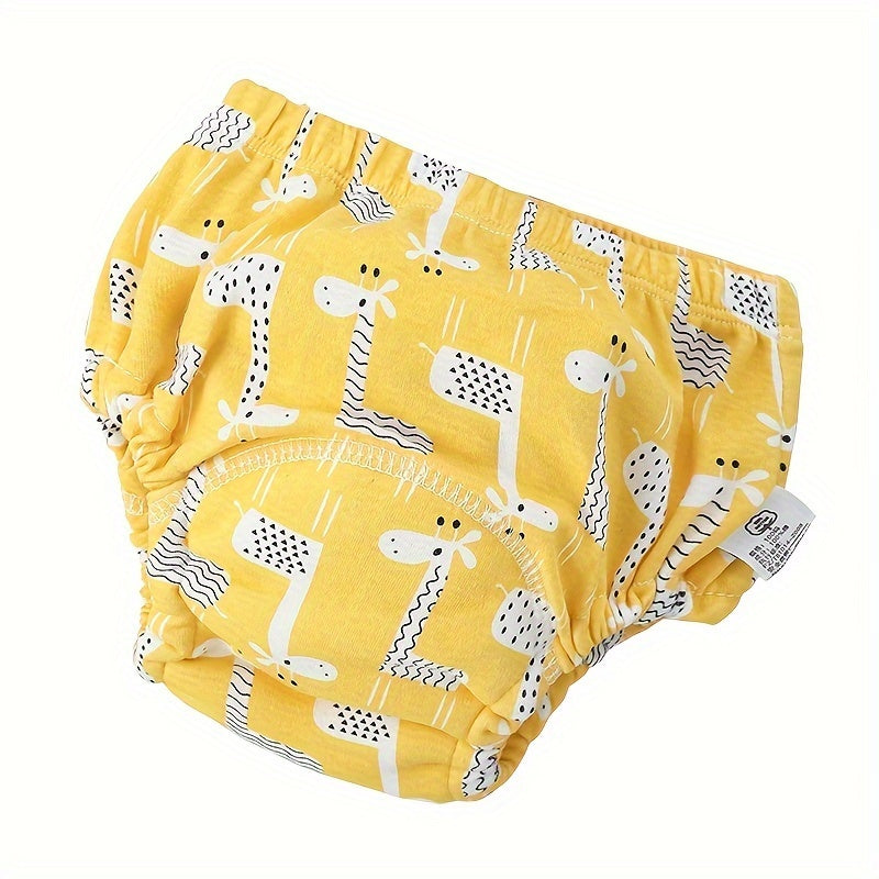 Leak-Proof Washable Training Pants for Boys and Girls Gray Blue Yellow