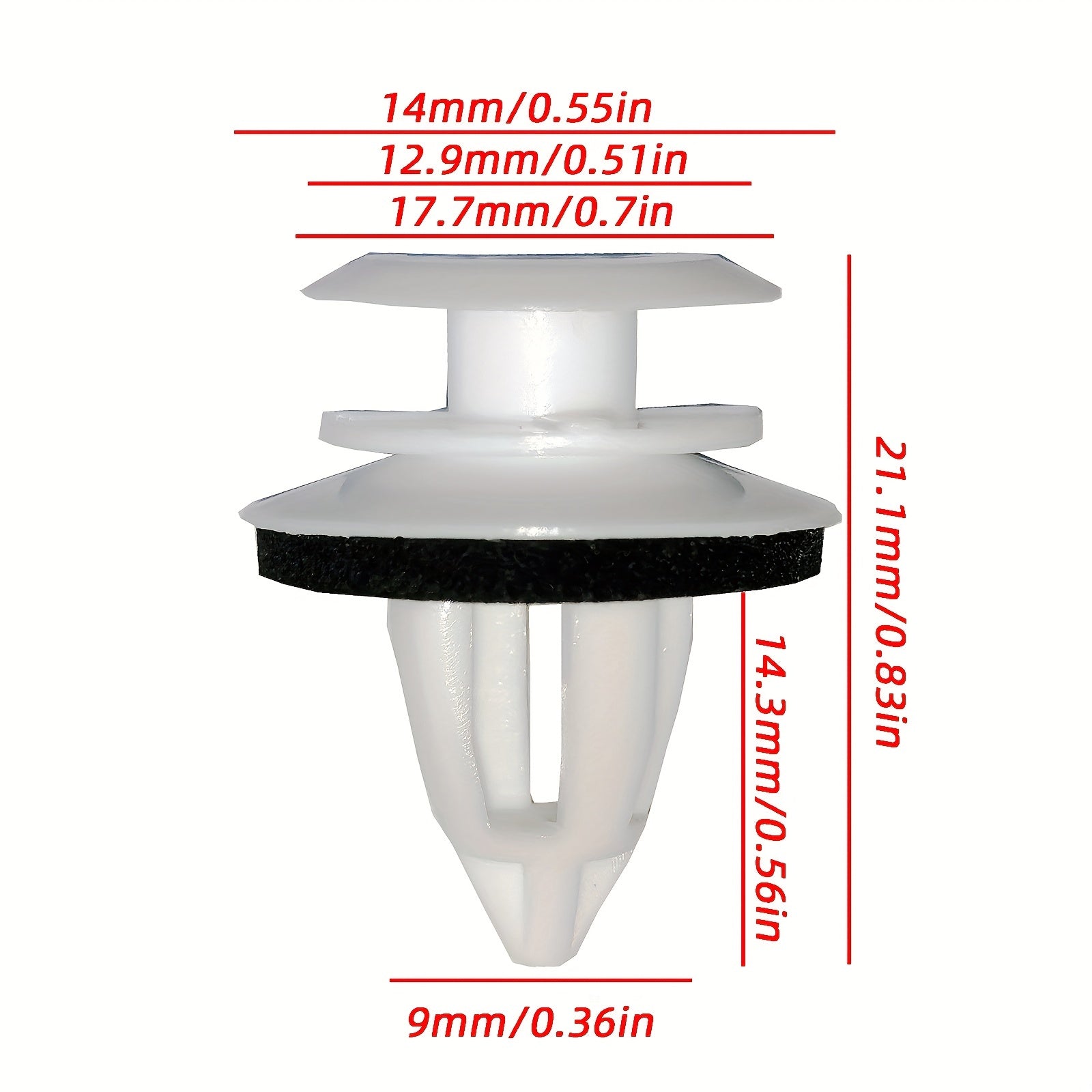 BMW 3 Seriyali E46 E36 E90 M3 Z3 uchun 50 dona eshik paneli yoping ringlari