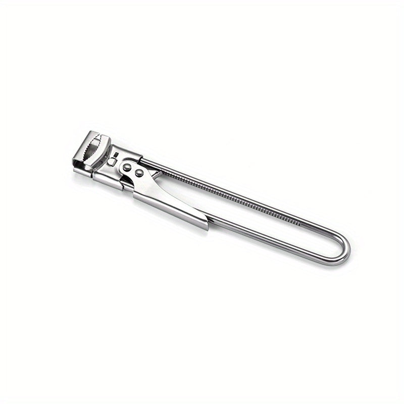 Zavodda ishlatiladigan qo'l bilan ochiladigan zanglamaydigan po'latdan yasalgan bankalar ochgich, kuchsiz qo'llar uchun mos keladigan qopqoqni olib tashlash vositasi - quvvat talab qilinmaydi. Uyda va ochiq havoda foydalanish uchun ideal.