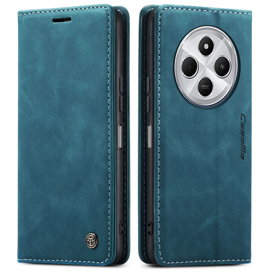 Funda para teléfono Redmi 14C con ranura para tarjeta y soporte magnético