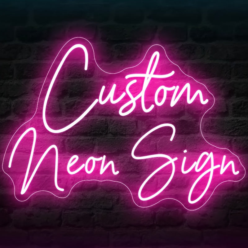 Neon Sign Wall Decor for Events USB Powered Safe Energy Efficient Home Lighting Gift