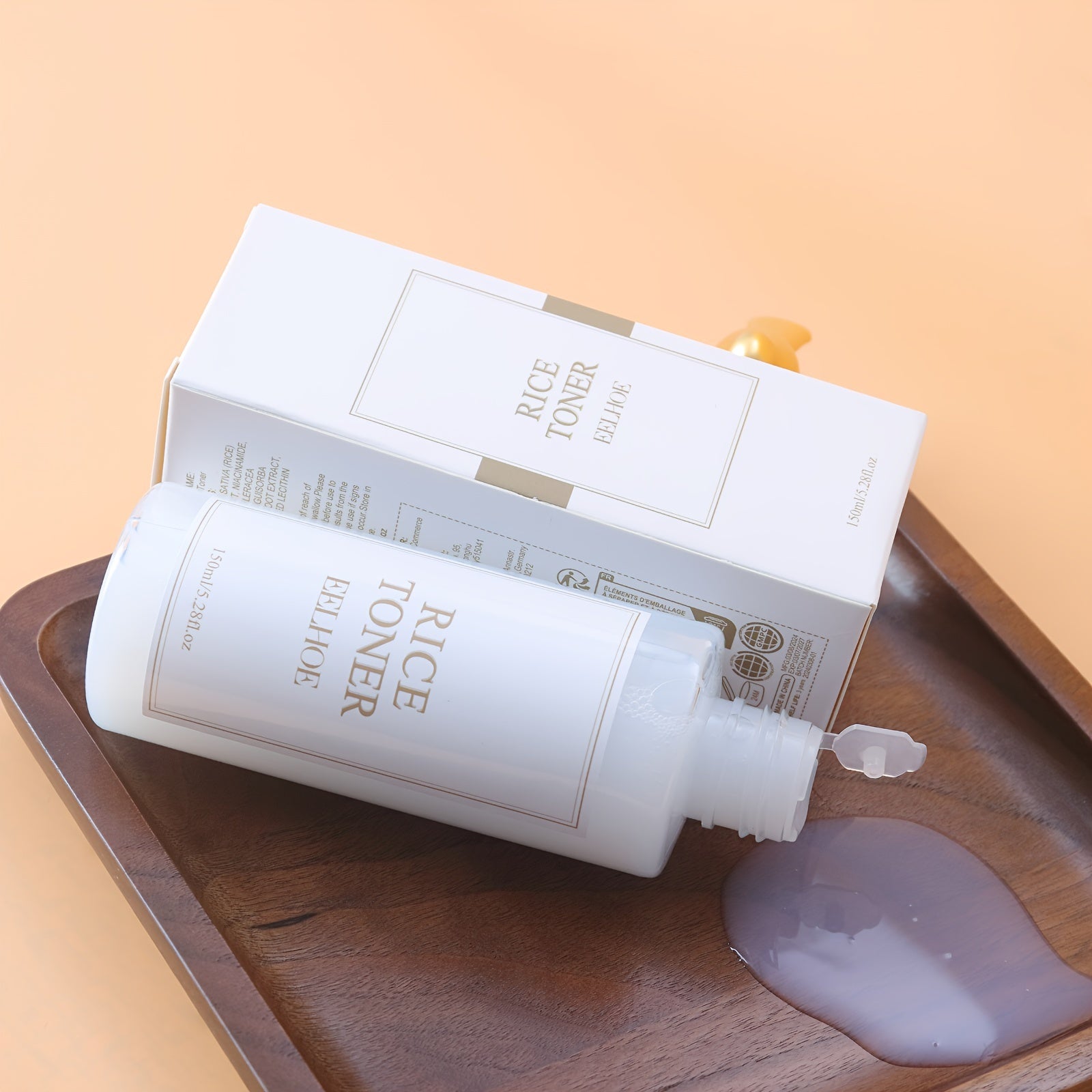 Tónico facial hidratante con extracto de arroz para hombres y mujeres 150ml