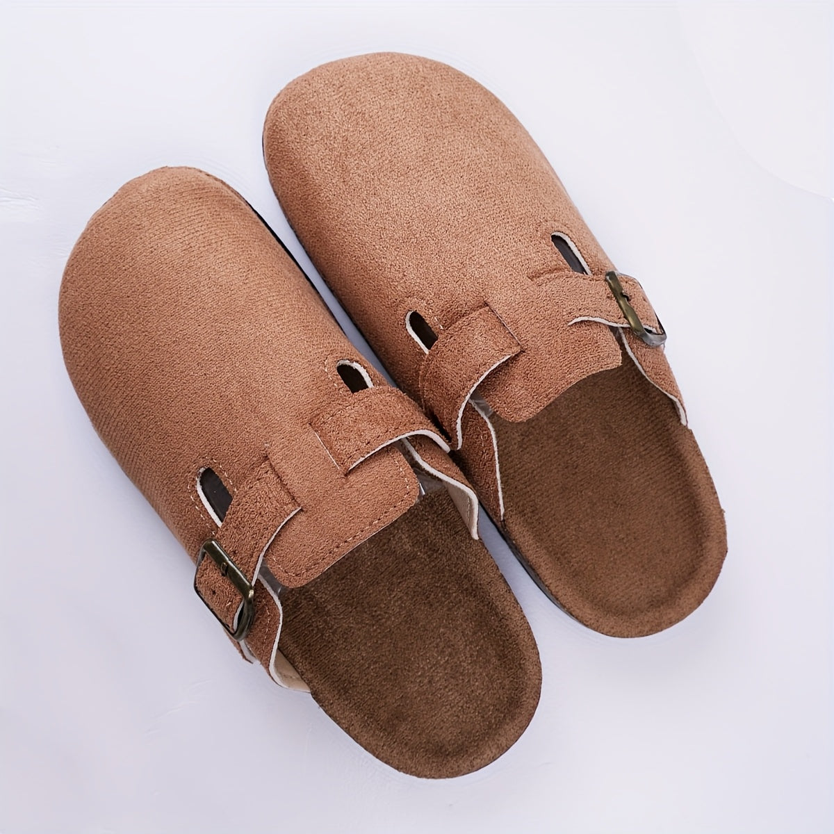 Men's & Women's Slip-On Casual Shoes - Brown Lightweight Breathable Fabric