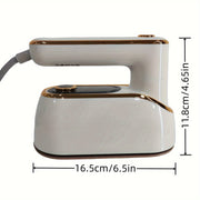 Plancha de vapor de mano de alta potencia para planchado en seco y húmedo, portátil y compacta