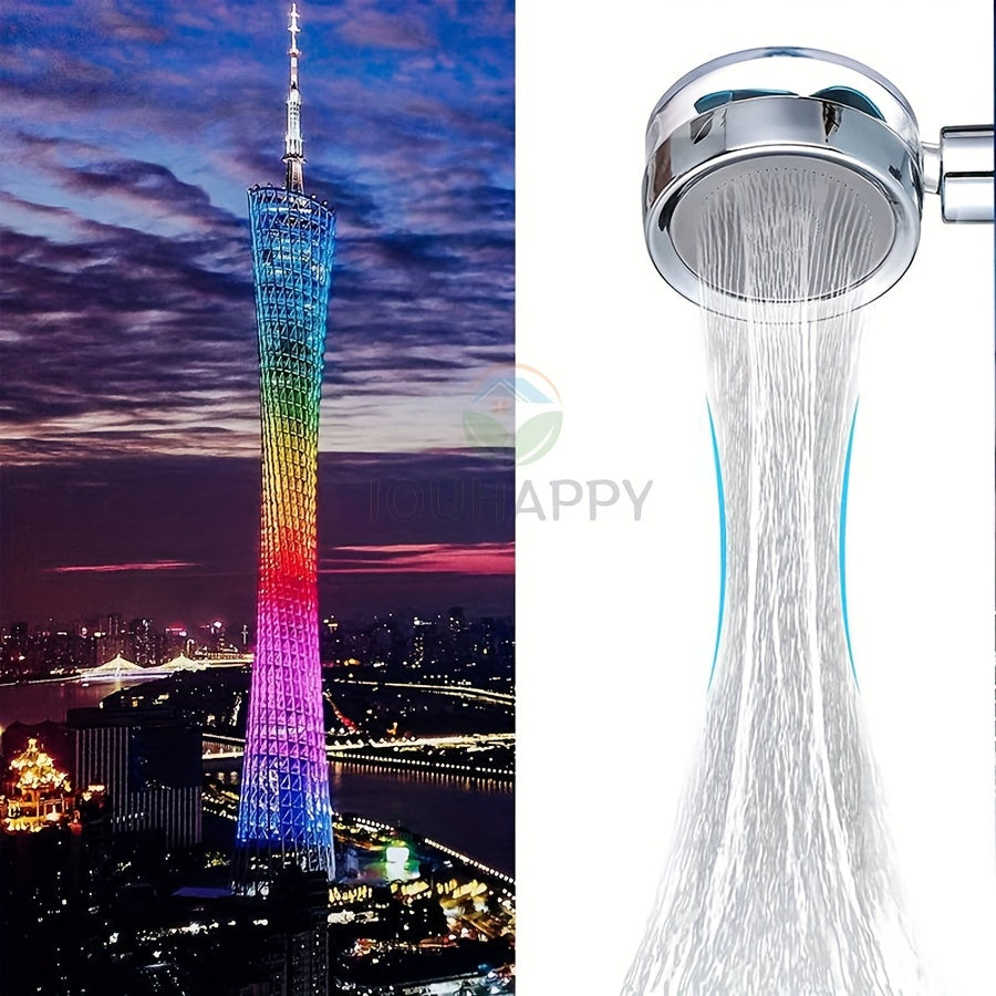 Turbocharged Shower Head with Mist Function Plastic Water-Saving Bathroom Fixture