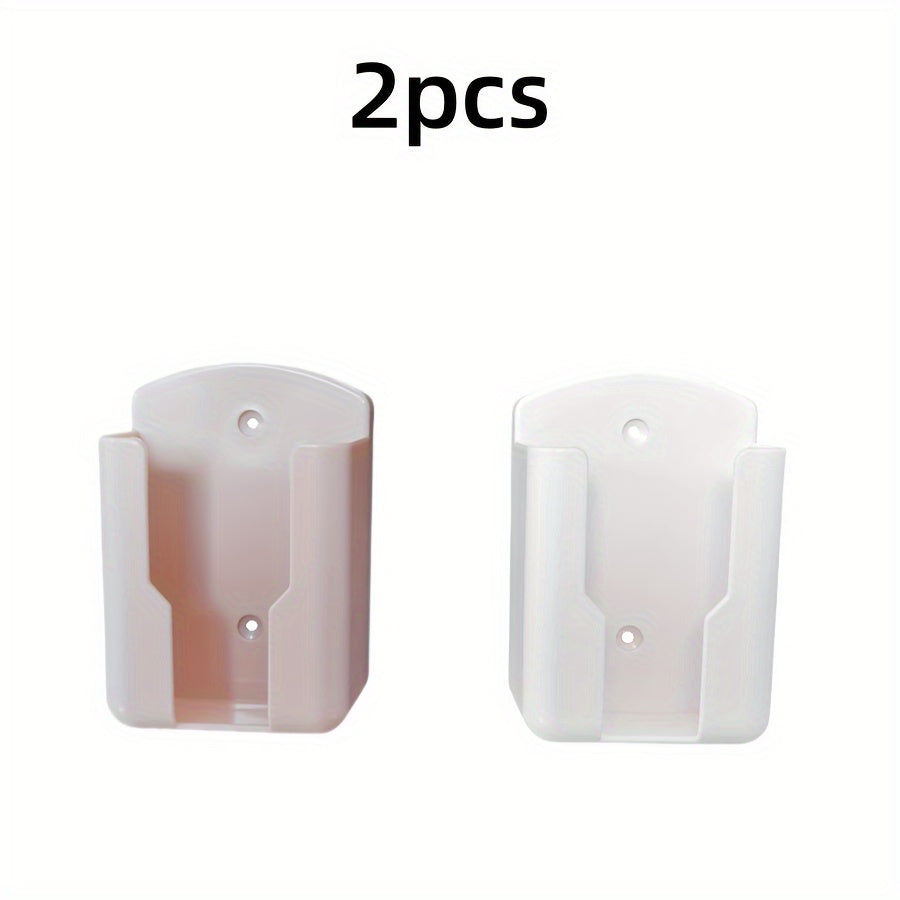 Wall-Mounted Remote Control Storage Box Adhesive Organizer for TV and Air Conditioner Racks