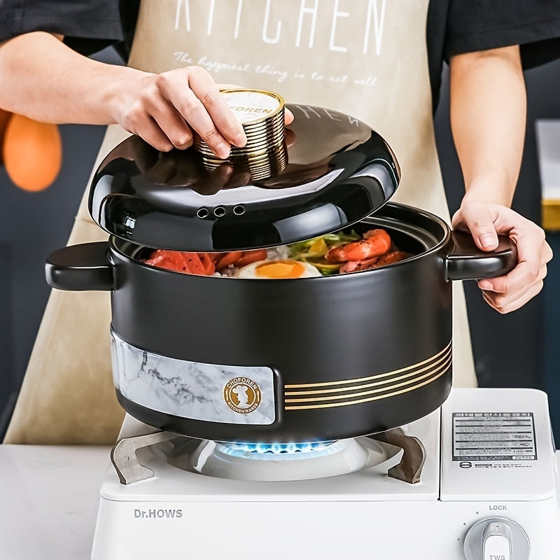 Премиум керамическая супница с термостойкими свойствами, широкий край для легкого наливания, необходимый атрибут любой кухни