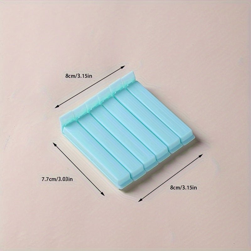 Oshxonada turli plastik va meva sumkalarini muhrlash va tartibga solish uchun 6 ta oziq-ovqat sumkasi kliplari to'plami