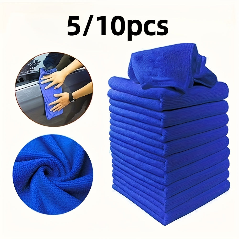 Microfiber Car Cleaning Towels Set for Automobile Motorcycle Glass and Household