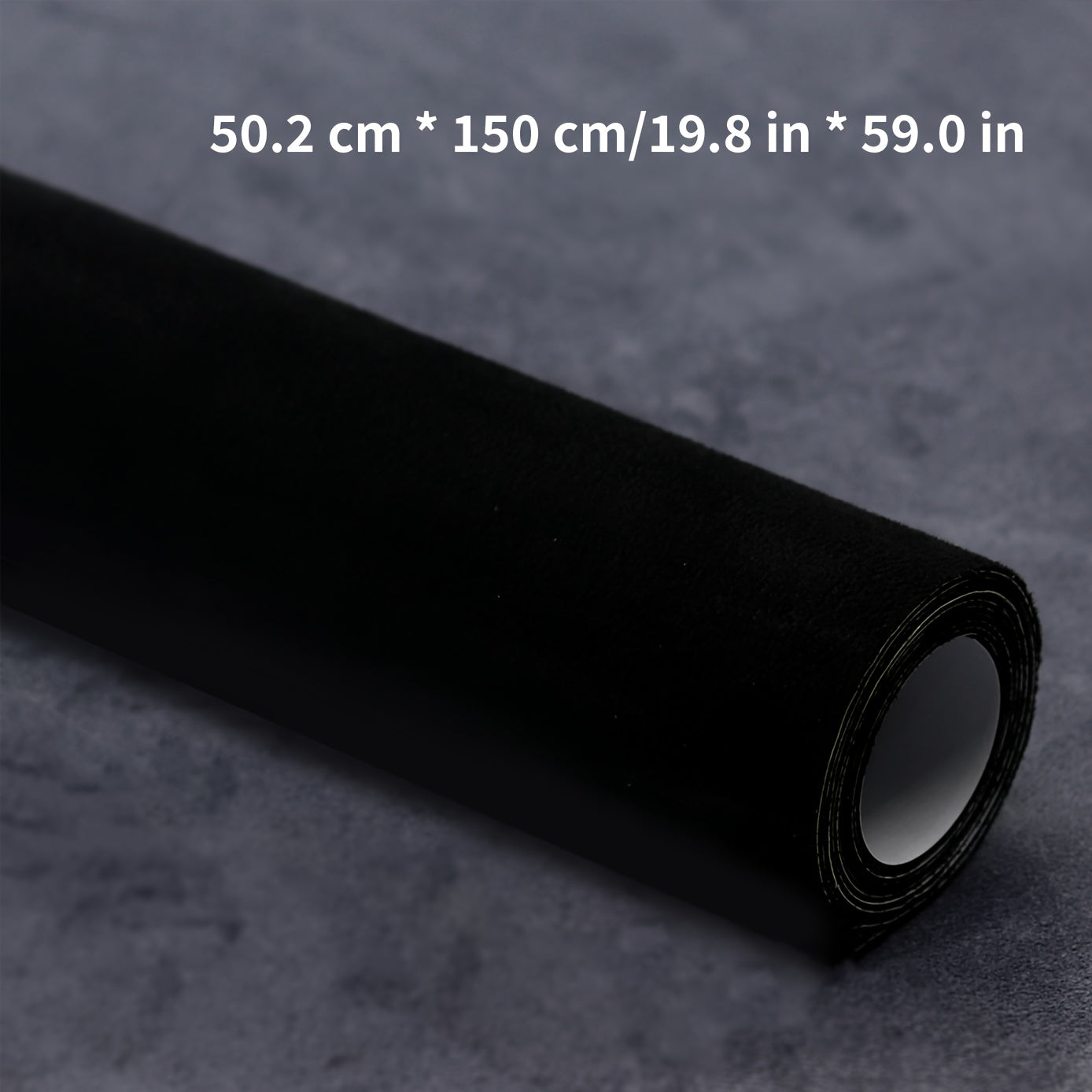 Black Velvet Adhesive Car Interior Wrap Durable Self-Adhesive Film