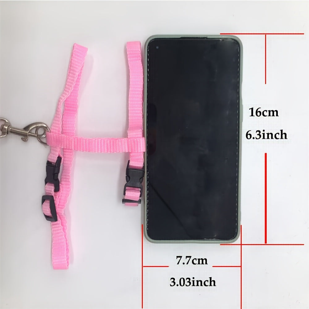 Adjustable Cat Harness and Leash Set for Kittens, Polyester, Small, Solid Pattern