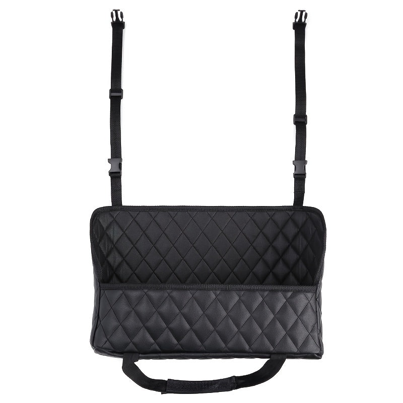 Universal PU Leather Car Seat Gap Storage Pocket Organizer